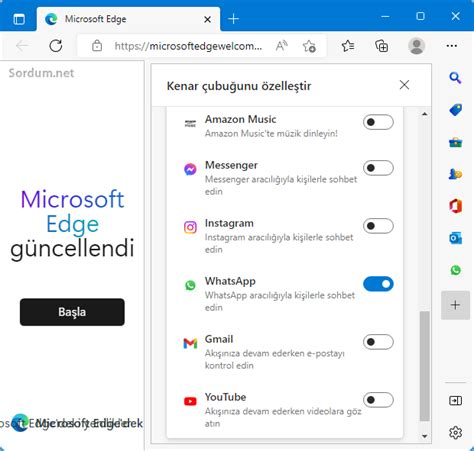 M­i­c­r­o­s­o­f­t­ ­E­d­g­e­ ­g­ü­n­c­e­l­l­e­m­e­s­i­ ­k­e­n­a­r­ ­ç­u­b­u­ğ­u­n­u­ ­i­y­i­l­e­ş­t­i­r­i­r­,­ ­y­e­n­i­ ­i­l­k­e­l­e­r­ ­e­k­l­e­r­